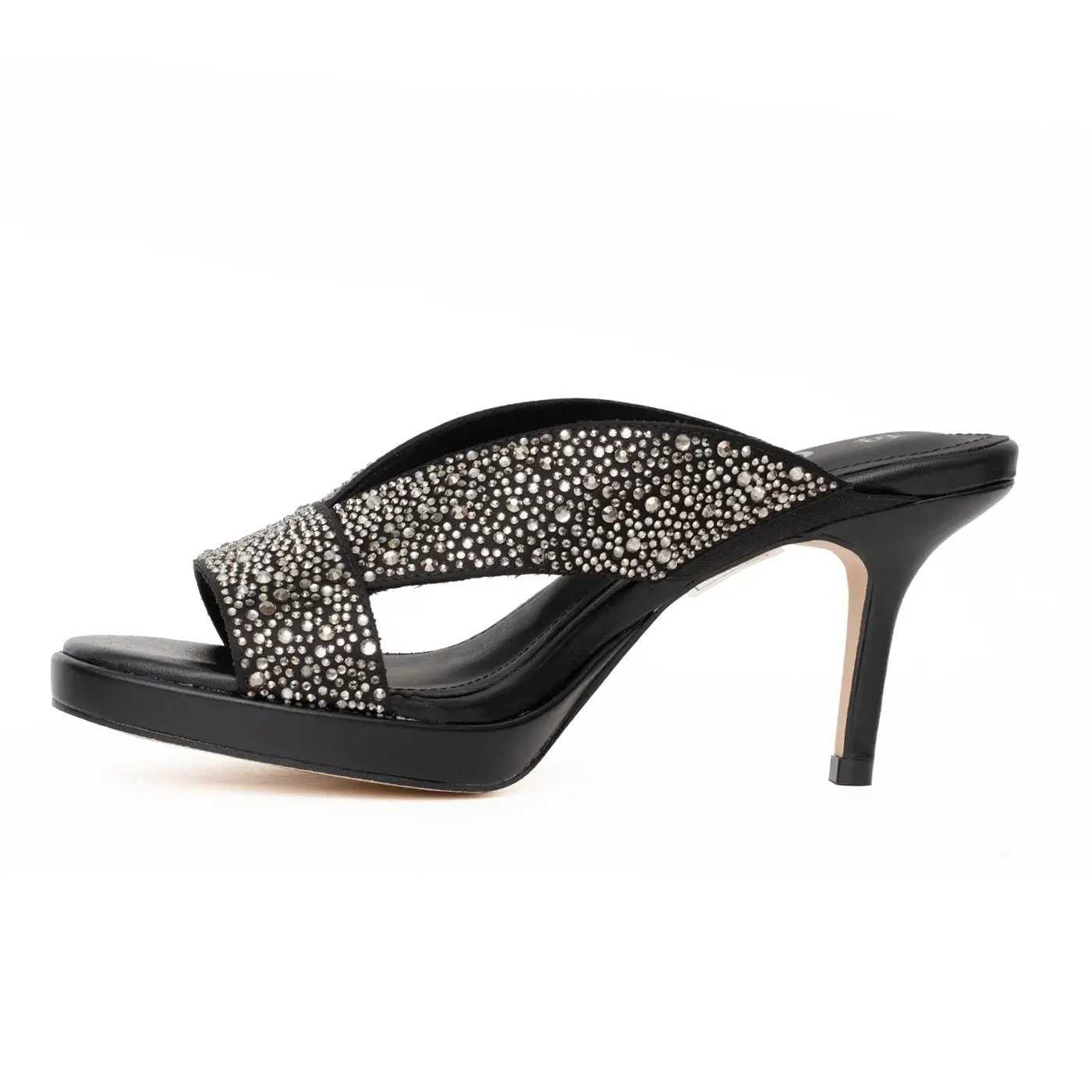 Chic Rhinestone V Upper Platform Heel